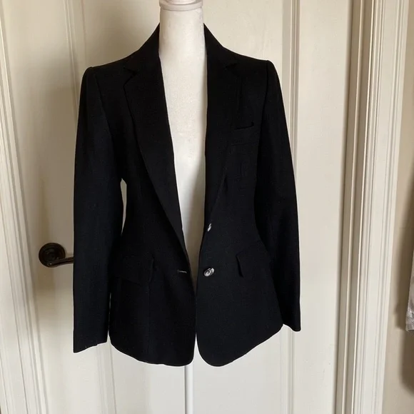 Evan Picone Classic Black Suit Jacket - Picture 3 of 9